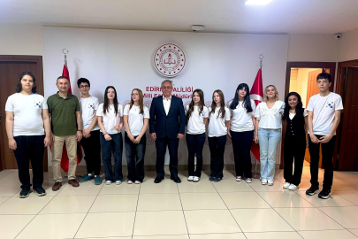 Edirne Süleyman Demirel Fen Lisesi Öğrencileri Projelerini Tanıttı