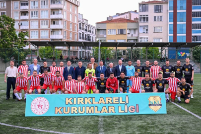 Kırklareli’nde Kurumlar Ligi Futbol Turnuvası Başladı