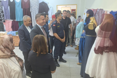 Lalapaşa’da Giyim Kursu Yıl Sonu Sergisi Açıldı