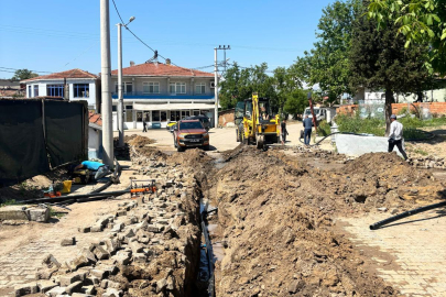 Salarlı Köyü’nde İçme Suyu Şebeke Yenileme Çalışmaları Sona Yaklaşıyor