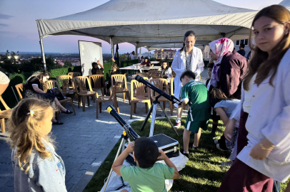 Edirne’de Minik Kaşifler Gökyüzünü Keşfetti