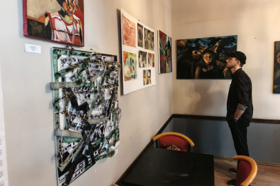 Edirne’de Sanat Sokakta: Rota Karma Sergisi Açıldı