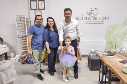 Başkan Sarıkurt’tan Işık Ertan Art Studio’ya Ziyaret