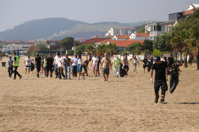 Tekirdağ'da Plajlarda Çevre Temizliği Yapıldı