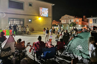Gelibolu'da Anaokulu Öğrencilerinin Çadır Kampı Etkinliği