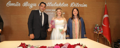 Gökçe ve Uğur Yaşamlarını Birleştirdi
