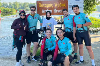 Trakya Üniversitesi Bisiklet Topluluğu Yunanistan'a Pedal Çevirdi