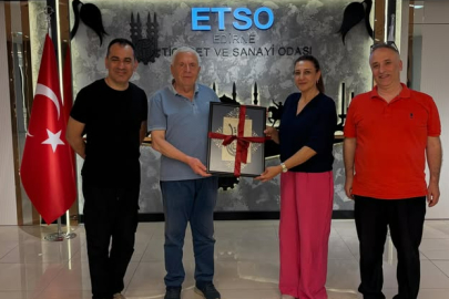 İlhami Ertem Anadolu Lisesi Öğretmenlerinden ETSO Başkanı Irmak’a Ziyaret
