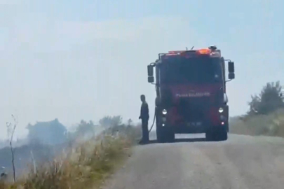 İpsala'da Mera Yangını: İtfaiye Seferber Oldu