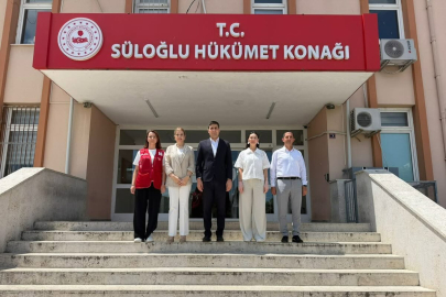 Kızılay'dan Kaymakam Emin Cevat Tutar'ı Ziyaret