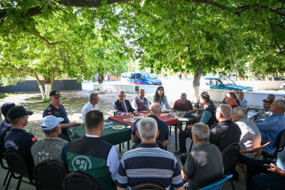 Vali Uğur Turan Karakoç Köyü’nde İncelemelerde Bulundu