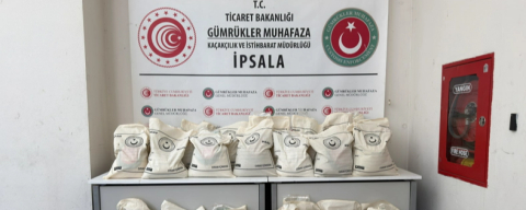 İpsala Sınır Kapısı'nda 1 Ton 470 Kilogram Uyuşturucu Ele Geçirildi