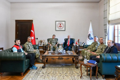 Orgeneral Ersay’dan Vali Turan'a Ziyaret