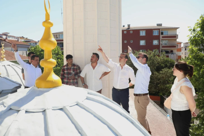 Veliköy Merkez Camii’nde Yenileme Çalışmaları Sürüyor