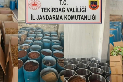 Çerkezköy'de 84 Milyon TL Değerinde Kaçak Tütün Ele Geçirildi