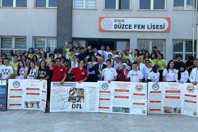 Düzce'de Öğrencilerin Bilim ve Sanat Projeleri Görücüye Çıktı