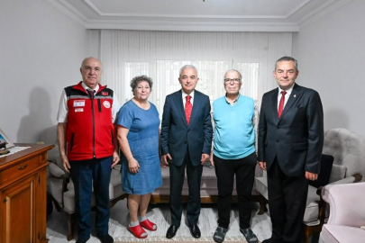 Vali Turan’dan Kıbrıs Gazisi Erbil Şahinel’e Geçmiş Olsun Ziyareti