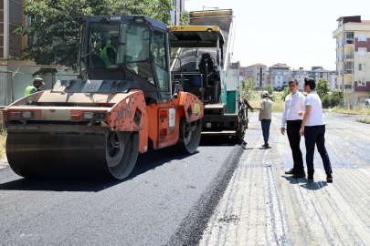 Çerkezköy’de Fevzipaşa Mahallesi’nde Sıcak Asfalt Çalışması