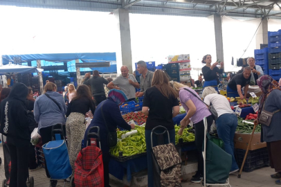 Havsa Halk Pazarı’nda Yoğunluk Dikkat Çekti