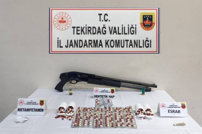 Tekirdağ'da Evinde Uyuşturucu Hap Ele Geçirilen Zanlı Gözaltına Alındı