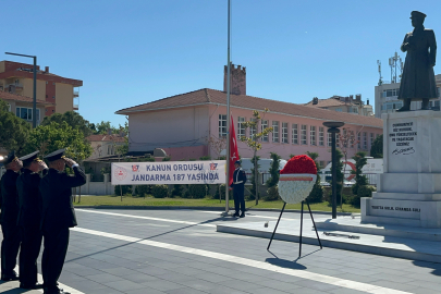 Çanakkale'de Jandarma Teşkilatı'nın 187'nci Kuruluş Yıl Dönümü Kutlandı