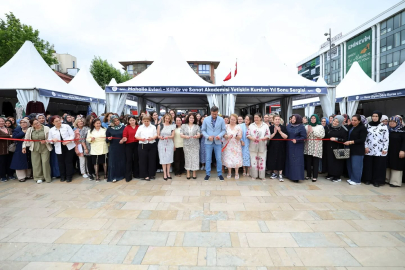 Çerkezköy’de Yetişkin Kursları Sergisi Açıldı