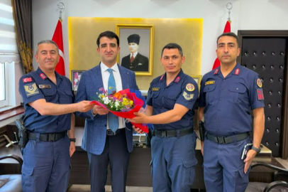 Jandarma Teşkilatından Kaymakam Sevgili’ye Ziyaret
