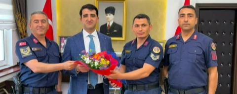 Jandarma Teşkilatından Kaymakam Sevgili’ye Ziyaret