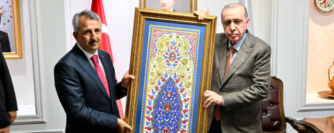 Vali Sezer’den Cumhurbaşkanı Erdoğan’a Anlamlı Hediye