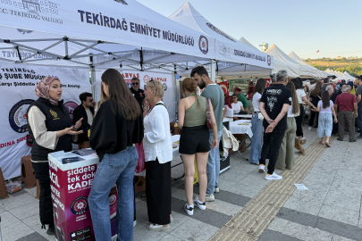 Tekirdağ'da Narkotik Ekipleri Festival Boyunca Binlerce Kişiyi Bilgilendirdi