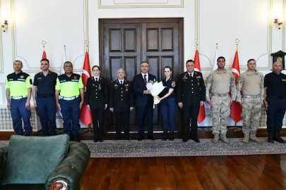 Tekirdağ Valiliği’nde Jandarma Teşkilatının 187. Yıl Ziyareti