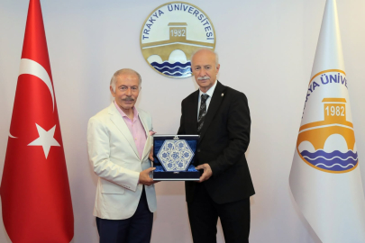 Trakya Üniversitesi Rektörü Hatipler’e Atila Aydıner’den Ziyaret