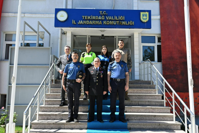 Tekirdağ Emniyet Müdürü Turanlı'dan Albay Güngör'e Ziyaret