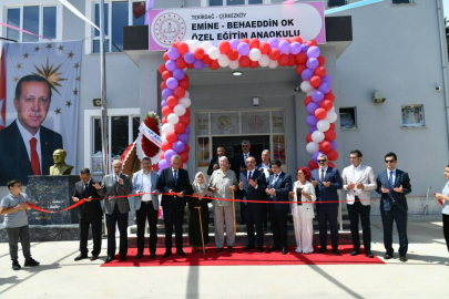 Çerkezköy’de Özel Eğitim Anaokulu Açıldı