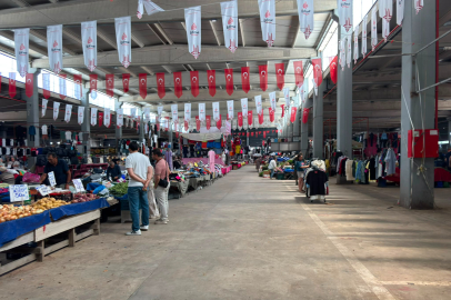 Edirne’de Sıcak Hava Pazara İlgiyi Azalttı