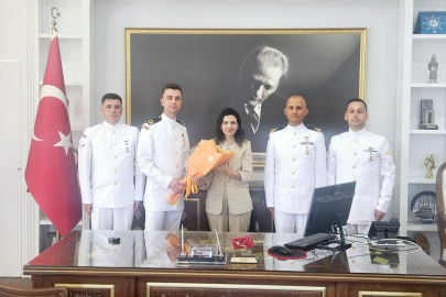 Sahil Güvenlik Personelinden Kaymakam Ayık’a Yıl Dönümü Ziyareti