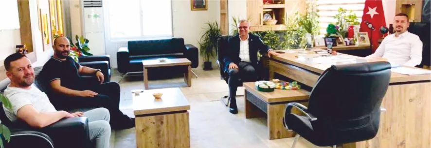 Helvacıoğlu'ndan Belediye Başkanı Av. Aydın Balkan'a Ziyaret