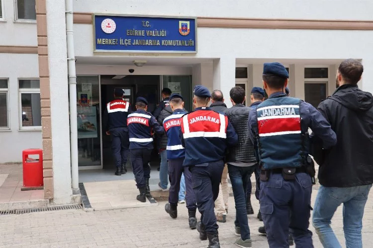 Aranan 129 kişi Edirne’de yakalandı