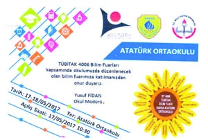 Atatürk Ortaokulu’nda Bilim Fuarı Yapılacak