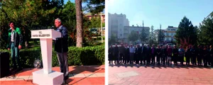 CHP ilçe Başkanlığı 29 Ekim Cumhuriyet Bayramı Dolayısıyla Atatürk Anıtına Çelenk Koydu