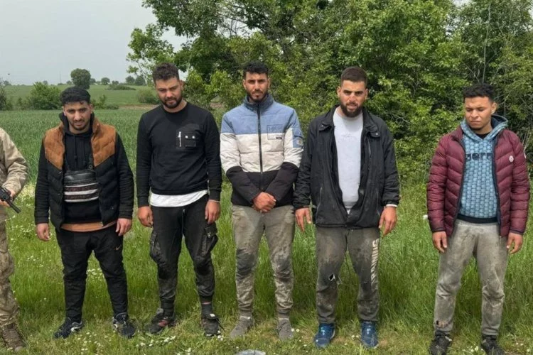 Demirköy’de 5 düzensiz göçmen yakalandı