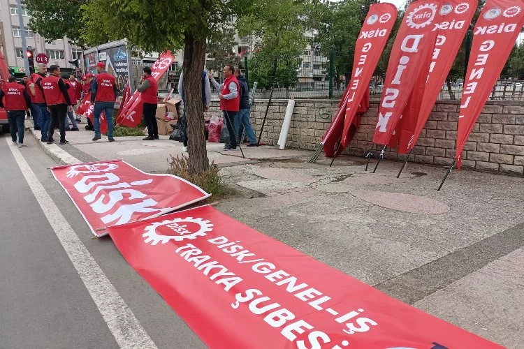 Edirne'de 1 Mayıs yürüyüşü için hazırlık sürüyor