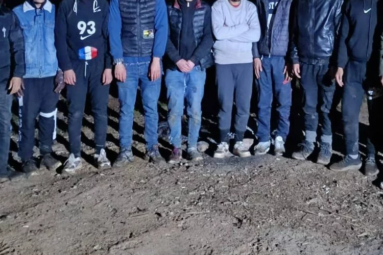 Edirne'de 15 düzensiz göçmen yakalandı