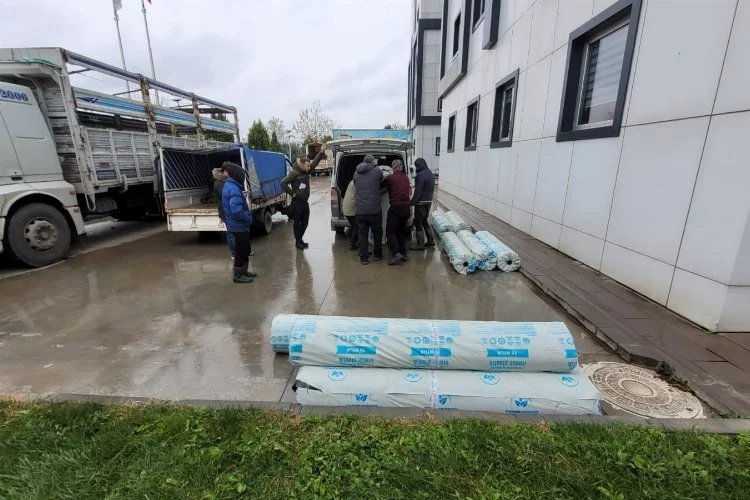 Edirne'de yüzde 75 hibeli sera naylonu dağıtıldı
