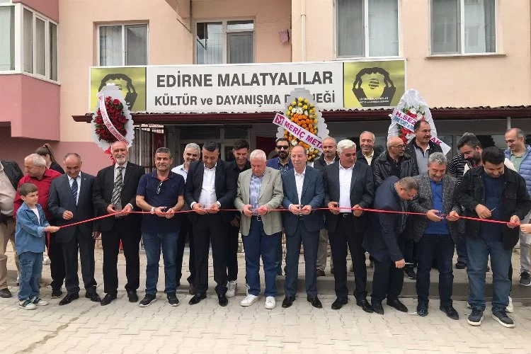 Edirne Malatyalılar Kültür ve Dayanışma Derneği açıldı