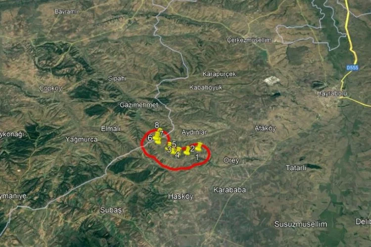 Edirne-Tekirdağ sınırına RES projesi