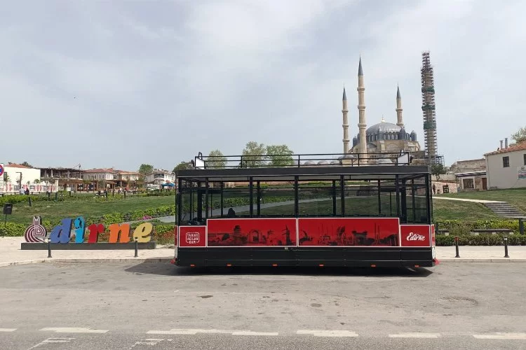 İşte Edirne'nin turistik gezi treni