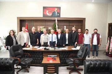 Keşan Ticaret Borsası Başkanı Kaymaz'dan Özcan'a ziyaret