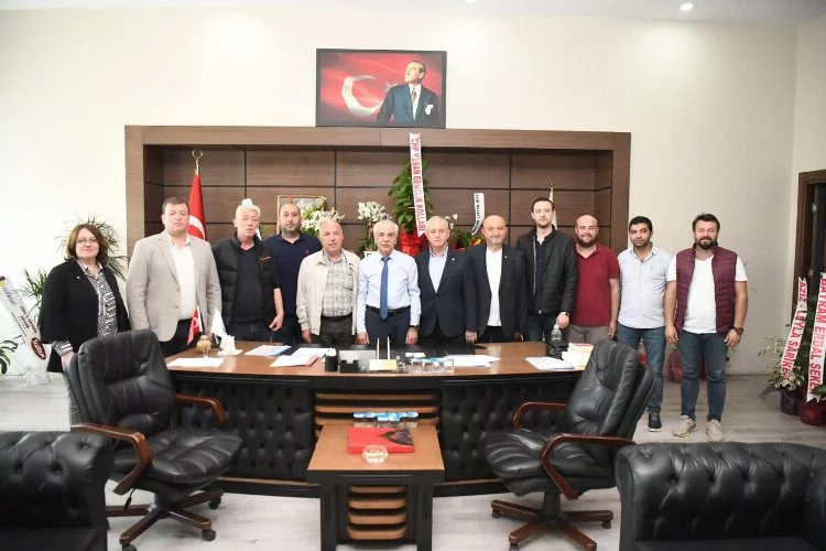 Keşan Ticaret Borsası Başkanı Kaymaz'dan Özcan'a ziyaret