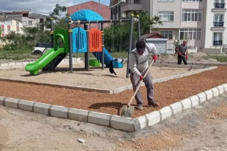 Kırklareli’nde yeni oyun parkları kuruluyor